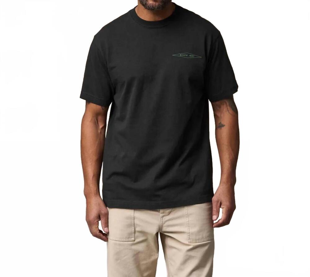 NEW FILSON diamond graphic t-shirt in black
